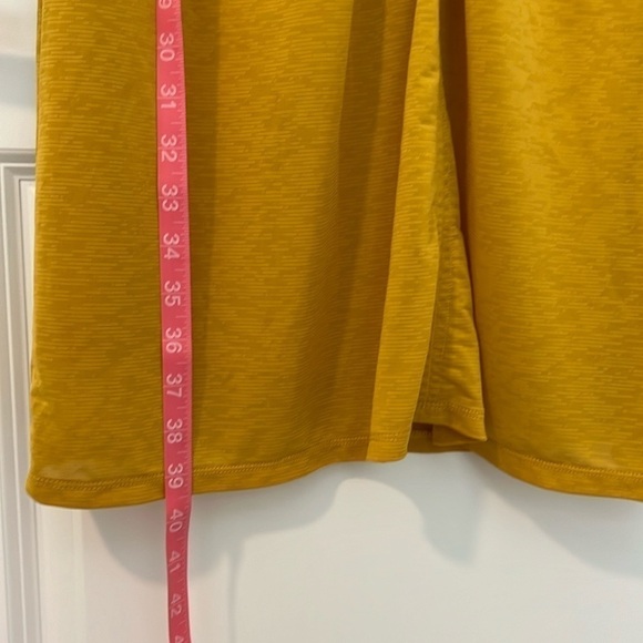 House of Harlow 1960 Sexy Summer Ruched Jersey Maxi Skirt Bronze Yellow Size XS - Picture 12 of 12